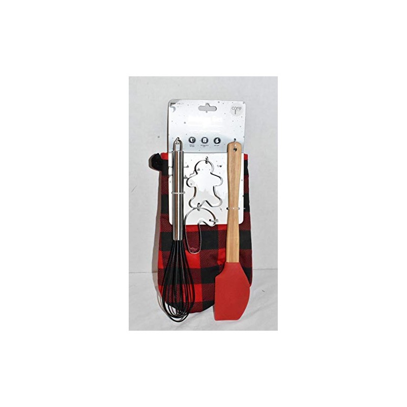 New 5pc Holiday Candy Cane & Gingerbread Man Cookie Cutters,