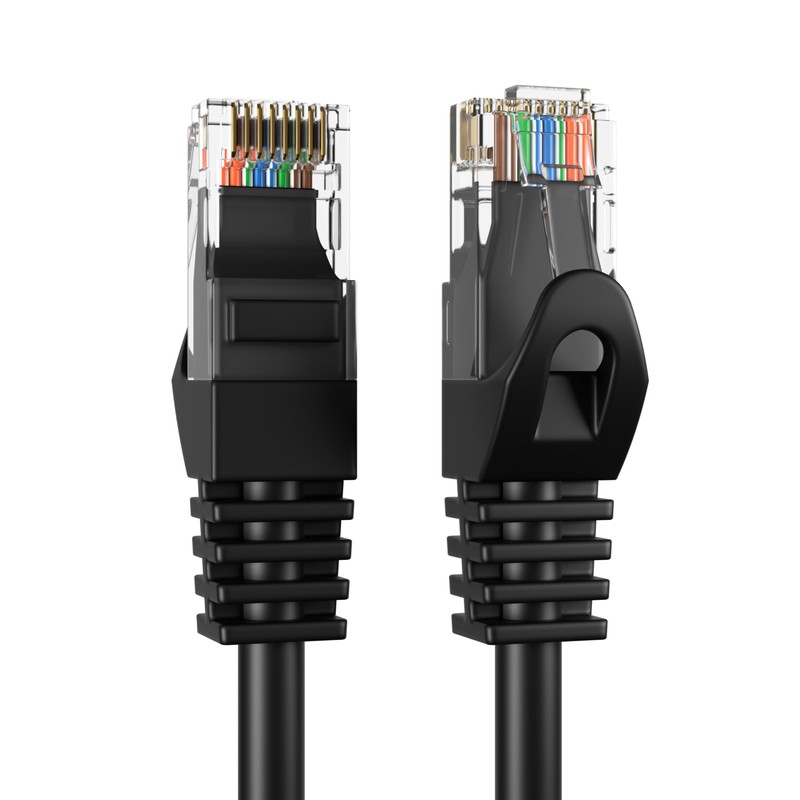Cables Direct Online 10ft Black Cat5e Ethernet Network Patch Cable