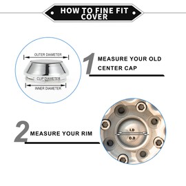 VekAuto 1pc Car Wheel Hub Center Caps, 65mm 2.56" OD Center Hub Cover Universal for Cars and Trucks Scratch Resistance Plastic Carbon Fiber Pattern Silver Tone