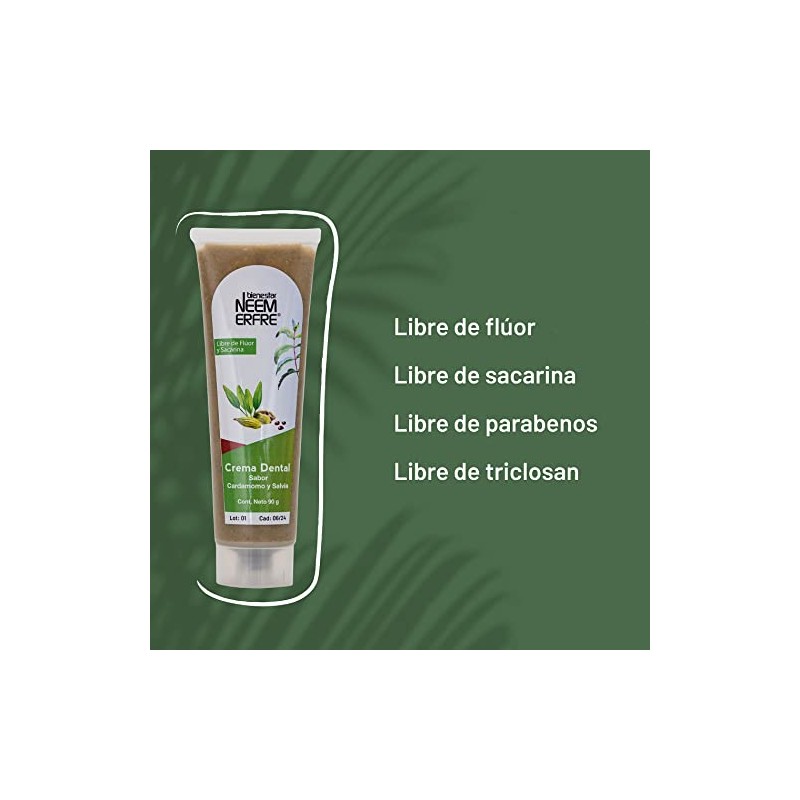 NEEM ERFRE | Pack de 3 crema dental de sabores