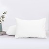 Oxford Homeware White Pillow Cases 2 Pack Brushed Microfiber –