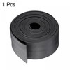 sourcing map Neoprene Rubber Sheet Rolls 3mm(T) x60mm(W) x2m(L), Solid