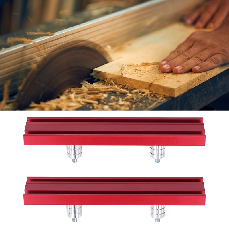 Woodworking Planing Stop Bench Dog Positioning Clamp Tool Set Kit