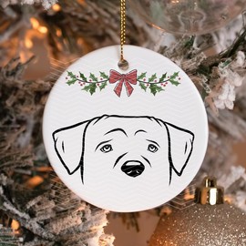 Minimal Dog Christmas Ornament:_#30 Cane Corso