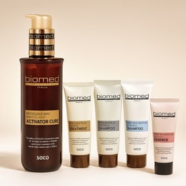 Biomed Incredible Max Shiny Clinic Activator Cure Hair Essence Serum Oil 120ml - Main Product 120ml + Curling Essence 60ml / 바이오메드 인크레더블 맥스 샤이니 클리닉 액티베이터 큐어 헤어 에센스 세럼 오일 120ml - 본품120ml + 컬링에센스 60ml