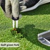 SGERUFZ Golf Repair Divot Fork, Stainless Steel Golf Divot Multifunction
