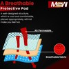 Motostylewear - 4 PC CE Level 2 Certified Armor Pads