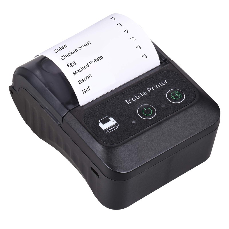 Receipt Printer, Wireless BT 58mm 2 Inch Thermal Receipt Printer