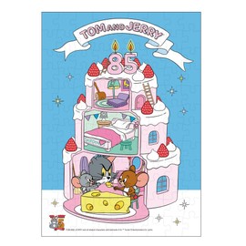 Tenyo 108 Piece Jigsaw Puzzle Celebration with Cheese (Tom and Jerry) (7.2 x 10.1 inches)