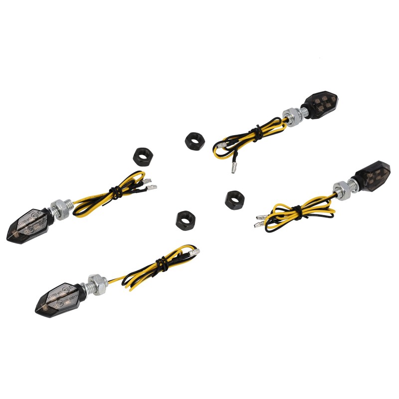 AKF Set of 4 Mini Indicators 12 V LED with