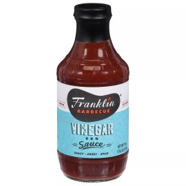 Franklin BBQ Sauce Vinegar 18 Oz (Pack Of 6)