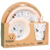 Boppi: Bamboo Dinnerware 5-Piece Set - Dogs