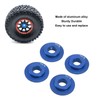 4 Pcs Wheel Rim Adapter Gasket Aluminum Alloy Sturdy Durable