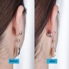 Earring Backs, DCRSLB Durable Round Shape Earrings Backs for Studs