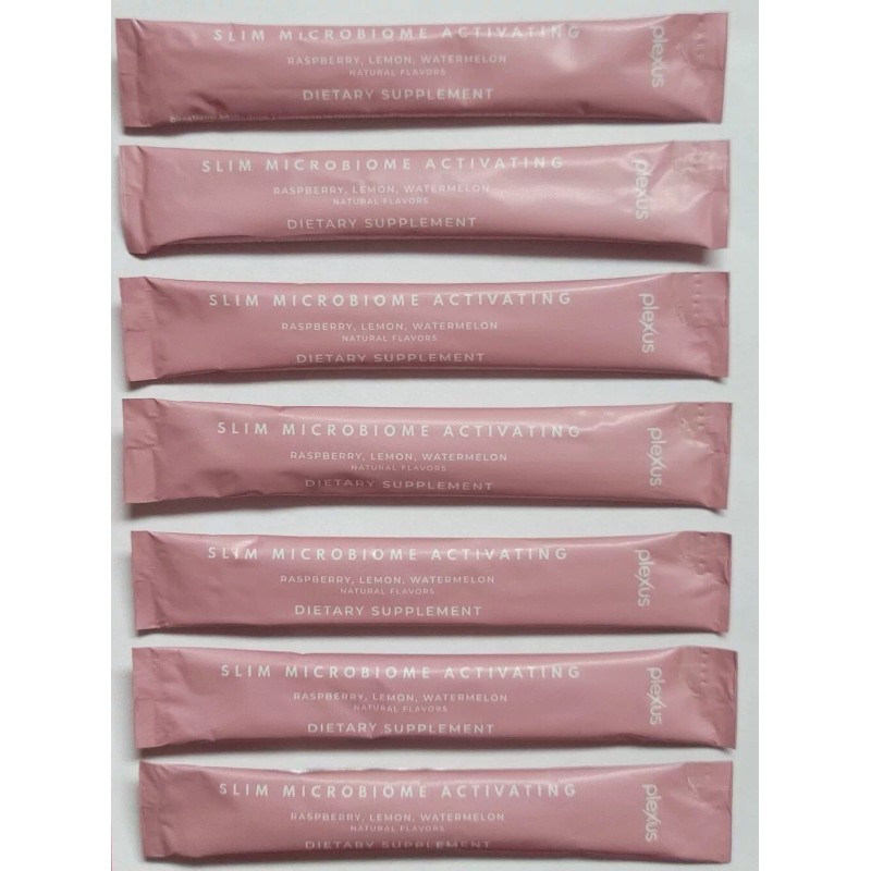 Plexus Microbiome Activating Raspberry Lemon Watermelon 7 Packets New &