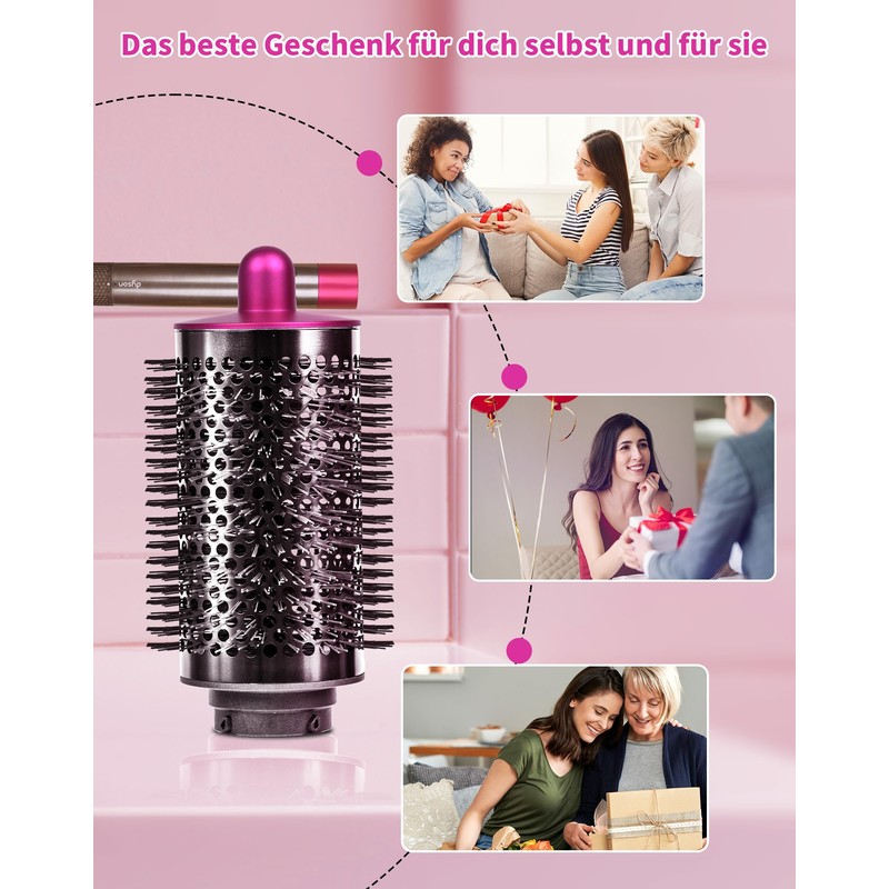 ZITFRI Upgraded Large Round Volume Brush for Dyson for Airwrap