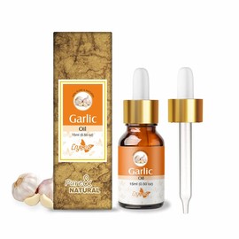Crysalis Garlic (Allium Sativum) 100% Pure & Natural Undiluted Essential Oil Organic Standard/Steam Distilled Oil for Skin & Hair, Body, Nail Care, DIY Cosmetics -15ML with Dropper External Use Only
