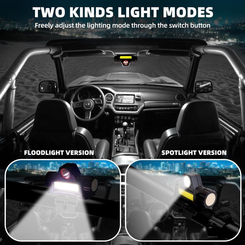 Tavaray UTV Dome Light Rechargeable UTV Interior Light Compatible with
