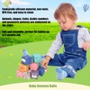 Baby Blocks Soft Silicone Baby Building Blocks Squeeze Toys for