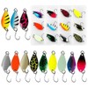 XOXVURI Trout Bait Trout Spoon Set 12 Pieces Artificial Bait