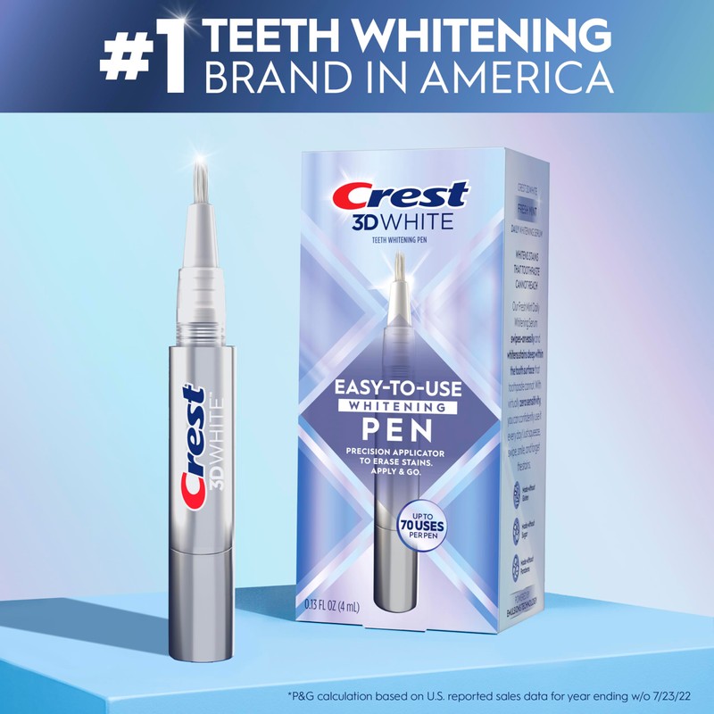 Crest 3DWhite Teeth Whitening Pen – Easy to Use, Erases