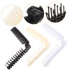WOONEKY 3pcs Portable Hair Brush Compact Travel Combs for Easy