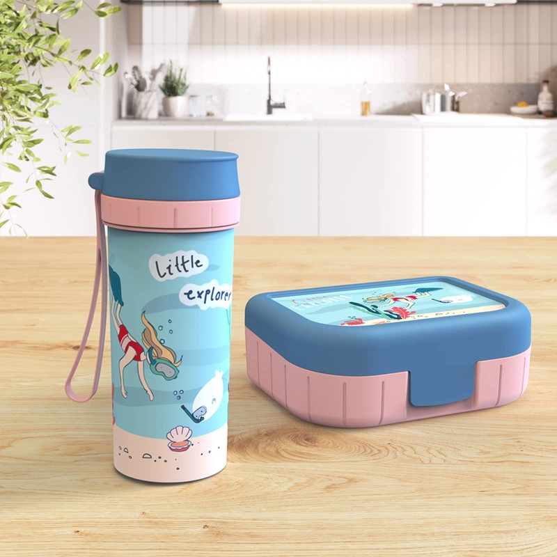 Rotho Memory Kids Adventure Lunch Box, 1 Litre, Food-Grade Plastic