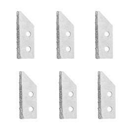 TorSor 6 Pack Tile Grout Saw Blade Replacement Diamond Surface Blades for Tile Angled Grout Saw Grout Removal Tool Tile Grout Remover Tiling Tools Grout Scraping Rake Scraper