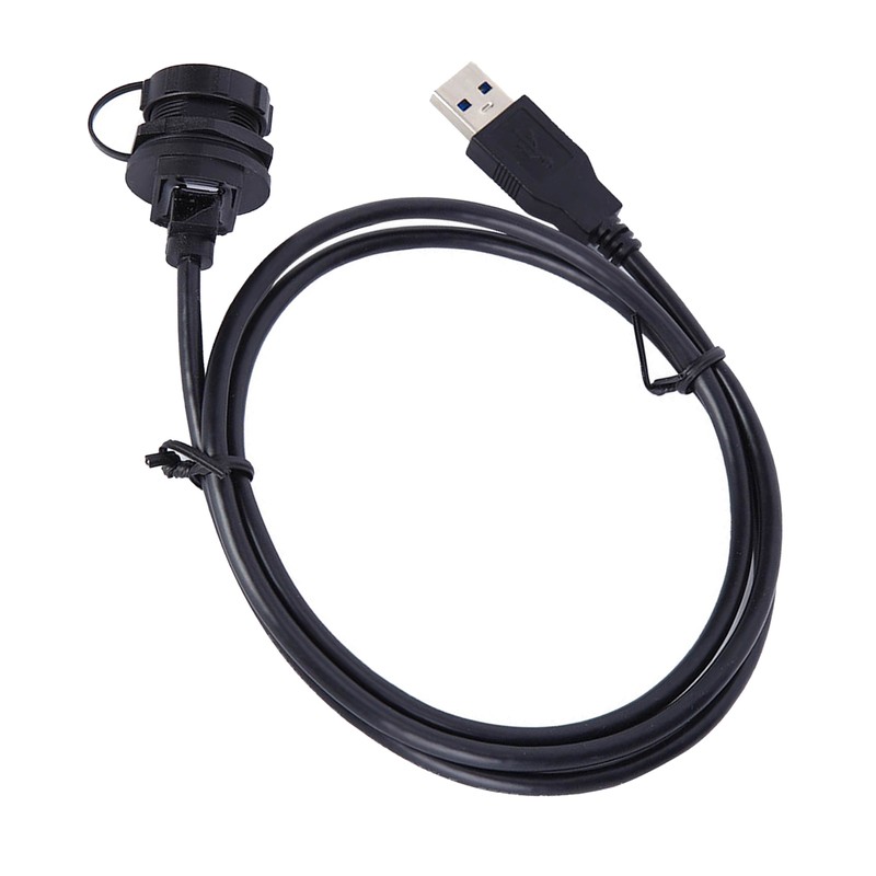 Waterproof USB Connector USB3.0 Female Male Meter Wire Plug Panel