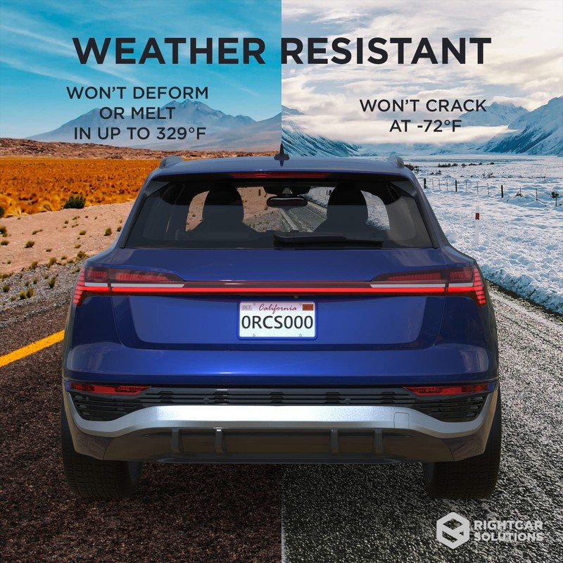 Rightcar Solutions Silicone License Plate Frame | The Original Premium