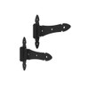 Barrette Outdoor Living 73014325 Heavy-Duty 8" Ornamental T-Hinge, Black