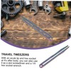 ORFOFE Diamagnetic Titanium Tweezers Mini Precision Tweezers Outdoor Camping Tool