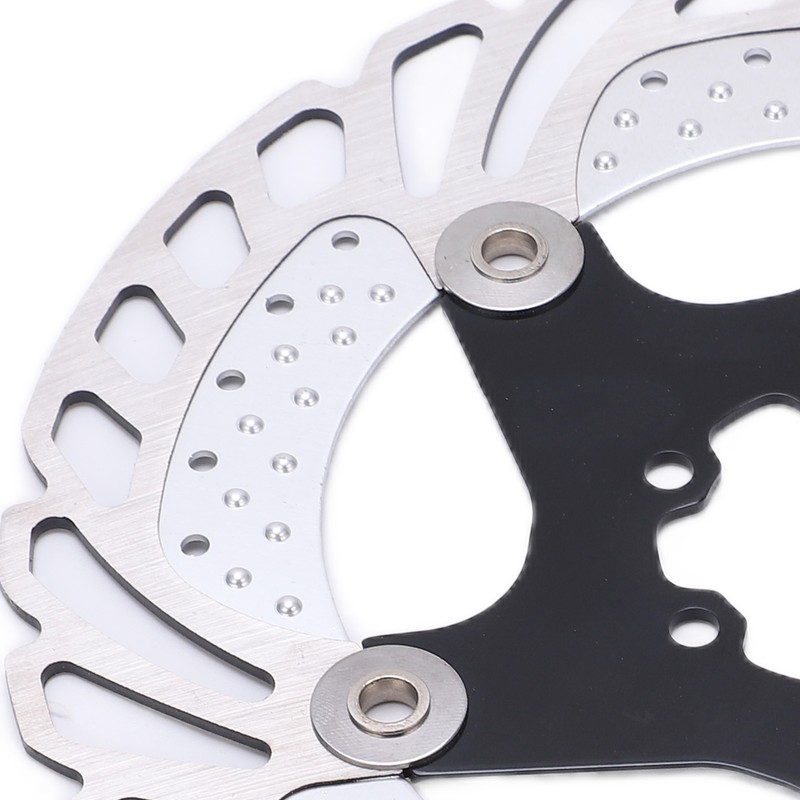 Disc Brake Rotor Black CNC Engraving Milling Anodized Marking Bike
