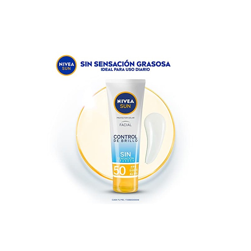 NIVEA SUN Protector Solar Facial Control De Brillo (50 ml)