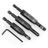 3pcs Self Centering Drill VIX Bit Set, CC2430 3/32“, 7/64”,