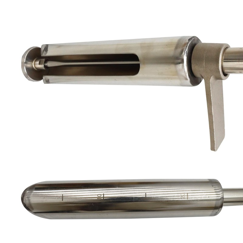 HQHAOTWU Soil Sampler Probe with Foot Pedal 304 Stainless Steel