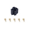 HiSport 5-Pin 12V 30A/40A Relay Connector with 6.3mm Terminals (5-Pack),