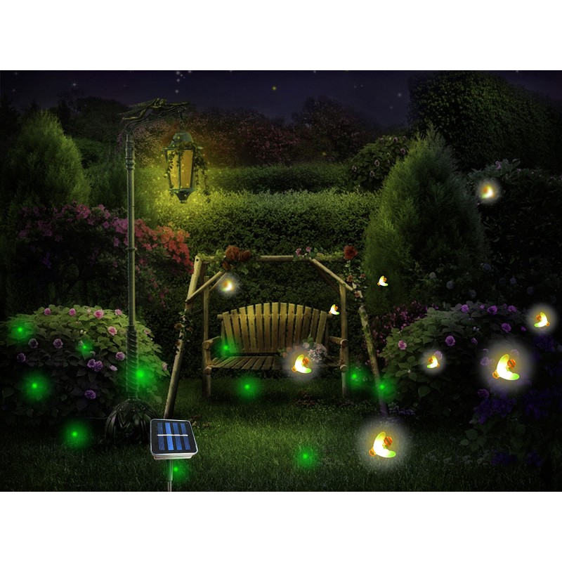 Wskvlcg Outdoor Solar Powered Firefly Lights Bugs with 9 Bee,