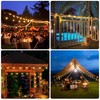 Solar String Lights Outdoor with Remote Waterproof 33 Feet 100