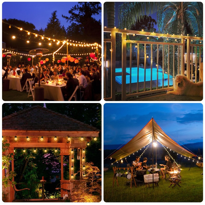 Solar String Lights Outdoor with Remote Waterproof 33 Feet 100