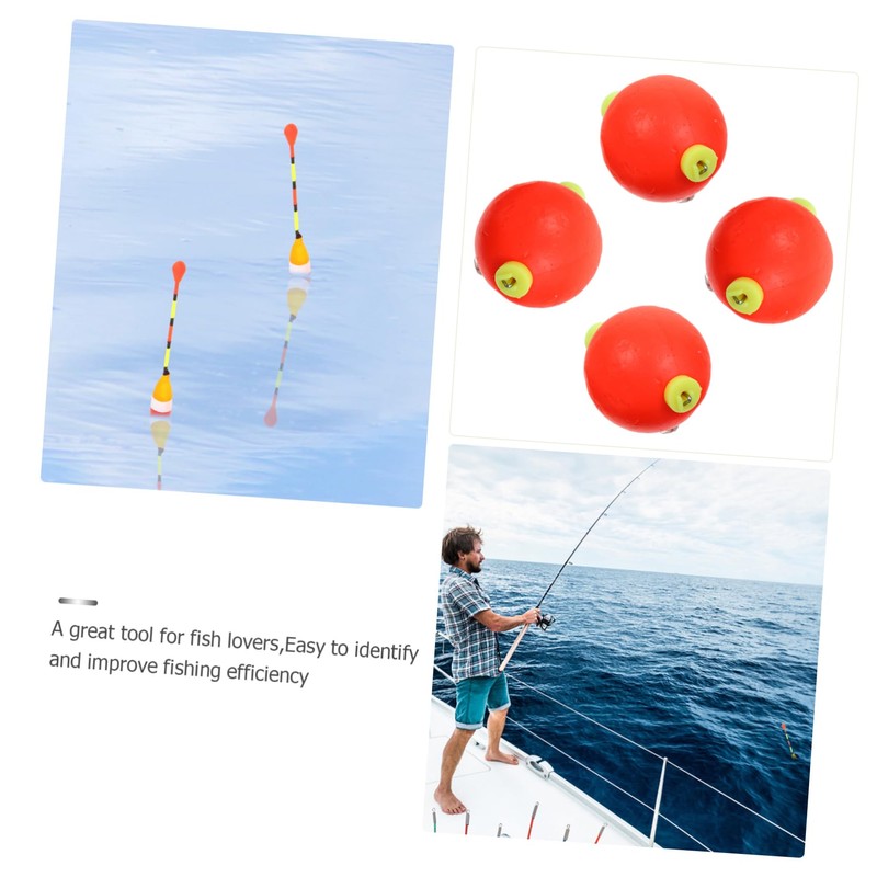 SUPVOX 10pcs Fishing Floats Eye-catching for Fishing High Density Accurate