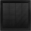 Vent Systems 10" x 10" Inch (Opening Dimensions) Plastic Black