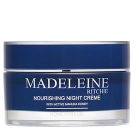 MADELEINE RITCHIE New Zealand HoneyCreme Nourishing Night Creme with Active Manuka Honey 3.4 fl.oz. Anti-Aging Night Firming Cream & Face Moisturizer
