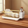ZHQZZPH Gold Dish Racking Rack for Kitchen Counter, Carbon Steel