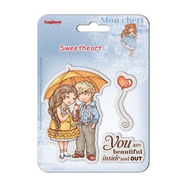 Scrapberry'S Sweetheart Clear Stamps 4"X4"-Beautiful