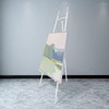 Metal Easel Stand with Chain Support for Mirror,Iron Floor Easels