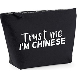 Hippowarehouse Trust me I'm Chinese printed make up cosmetic wash bag 18x19x9cm