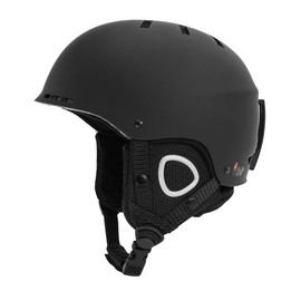 Ski Helmet, Snowboarding, Ski Jumping, Flying Kilometer, Outdoor Sports Helmet, Unisex, Black