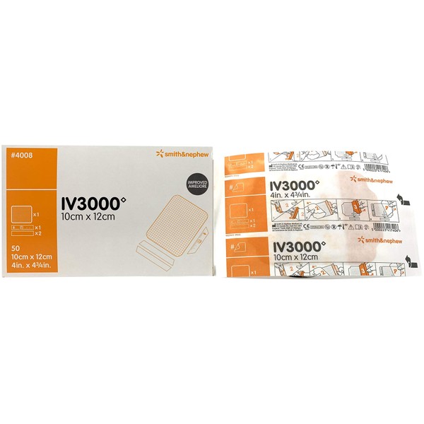 OpSite IV 3000 Dressing, Opsite Iv Drs Trn 4X4.75 in, (1 BOX, 50 EACH)