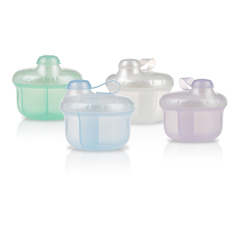 Nuby Milk Powder Dispenser, Colors May Vary, 3 Compartments